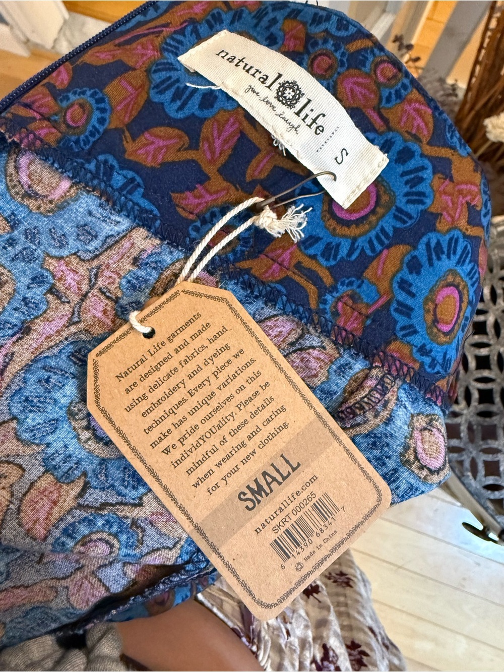 ✨NWT Natural Life Boho Maxi Skirt Small✨ - Picture 4 of 5